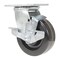 Vestil Phenolic Swivel With Brake Caster 5 In. Diameter x 2 In. Width 1000 Lb. Capacity Black CST-VE-5X2PH-SWB - alternate 9